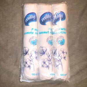 360 cotton rounds for daily cosmetic routine and or makeup